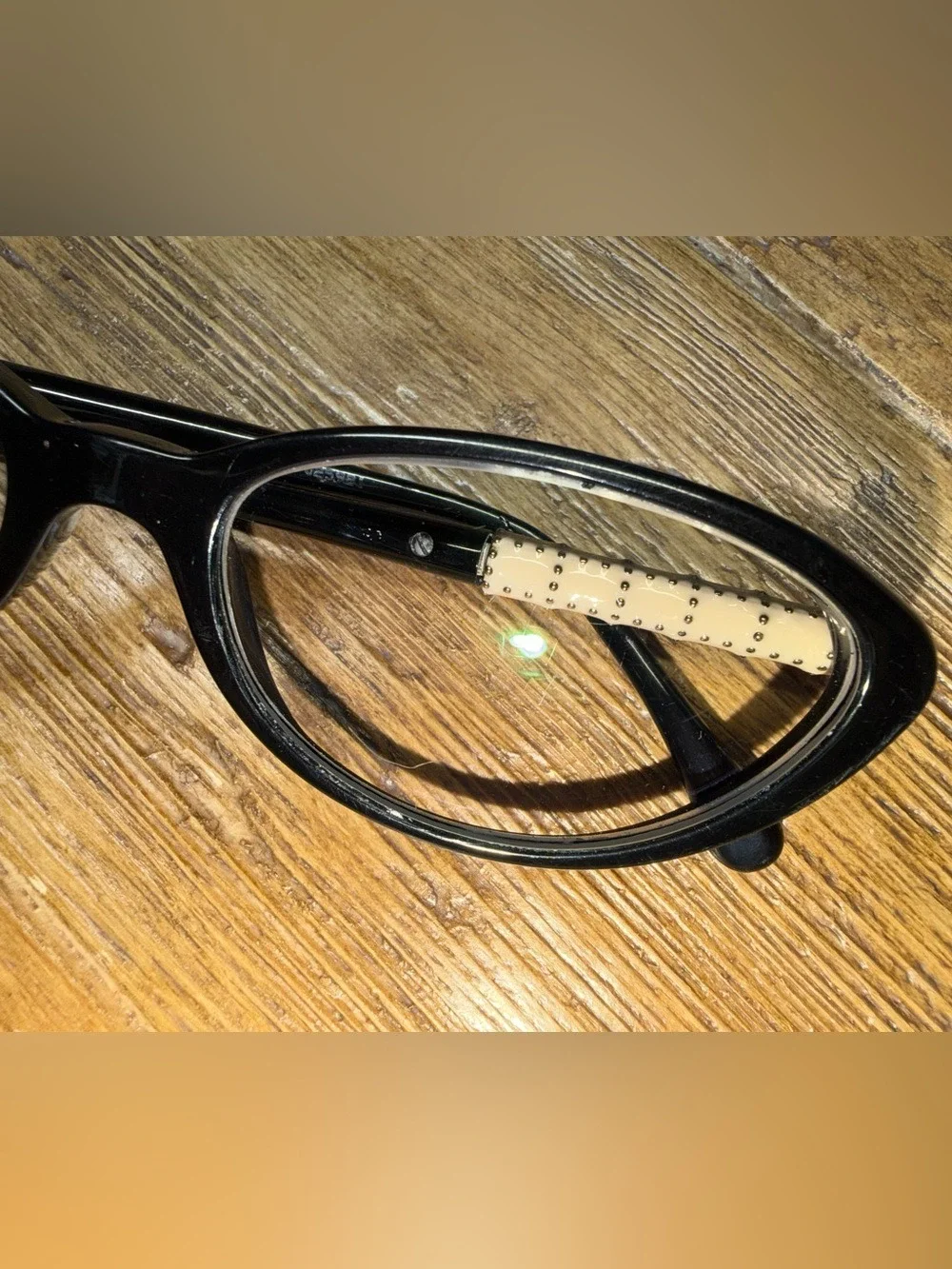 Chanel Quilted Studded Eyeglass Frames – Black & Cream – Repair/Replacement 3215